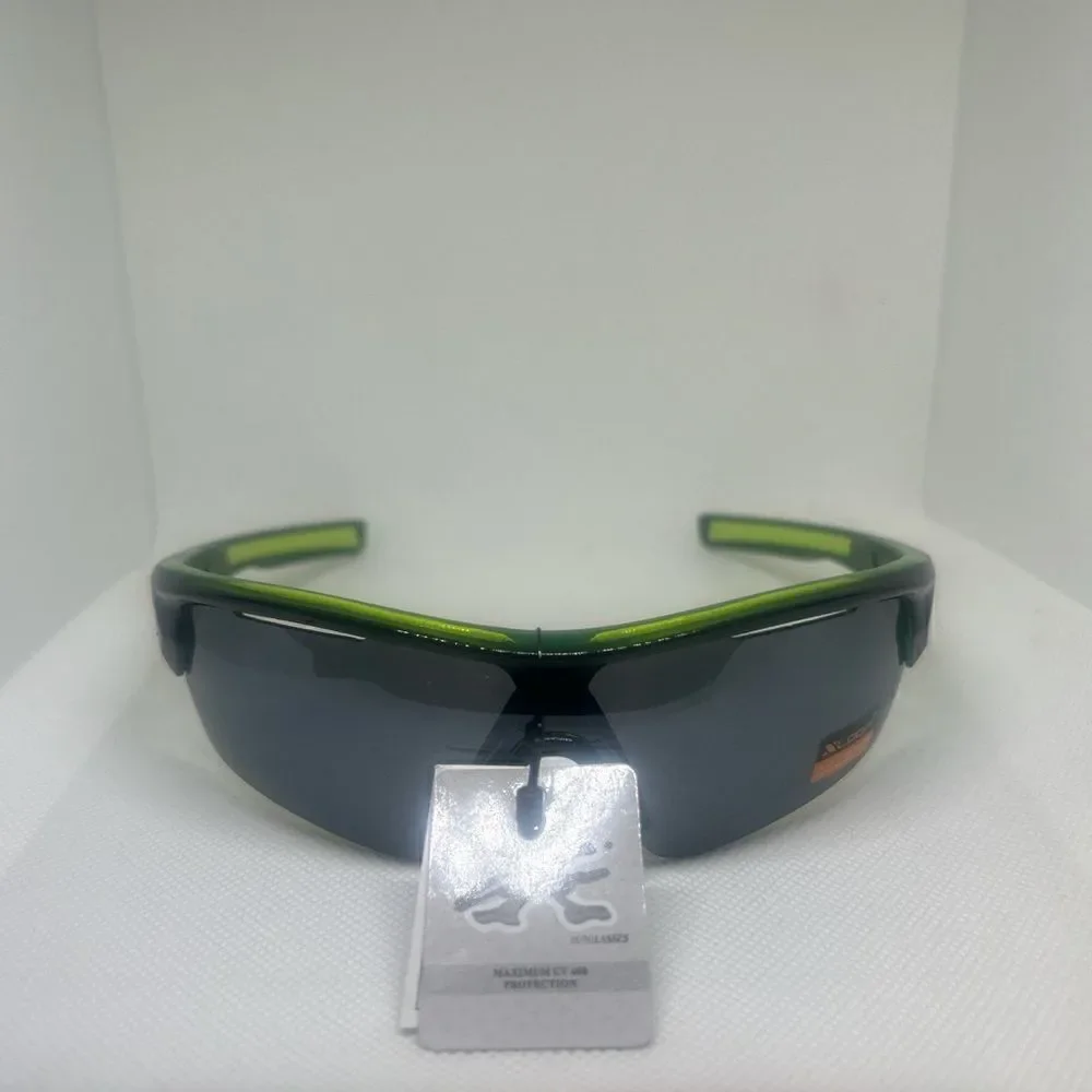 X-Loop Wrap Semi-Rimless Mens Shades Sunglasses